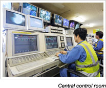 Central control room