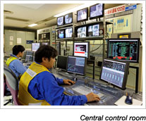 Central control room