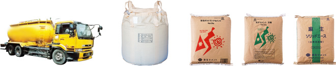 Bulk, flexible container and 25kg bag