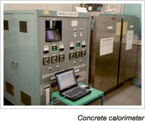 Concrete calorimeter