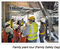 Family plant tour (Family Safety Day)