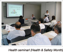 Health seminar (Health & Safety Month)