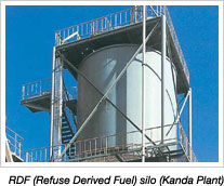 RDF (Refuse Derived Fuel) silo (Kanda Plant)