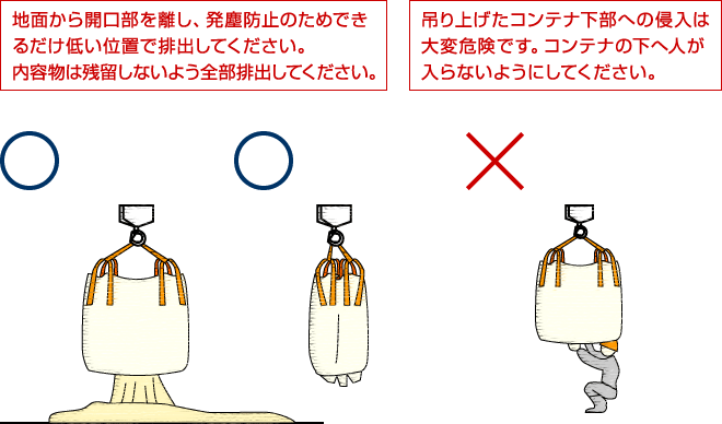 排出時のご注意